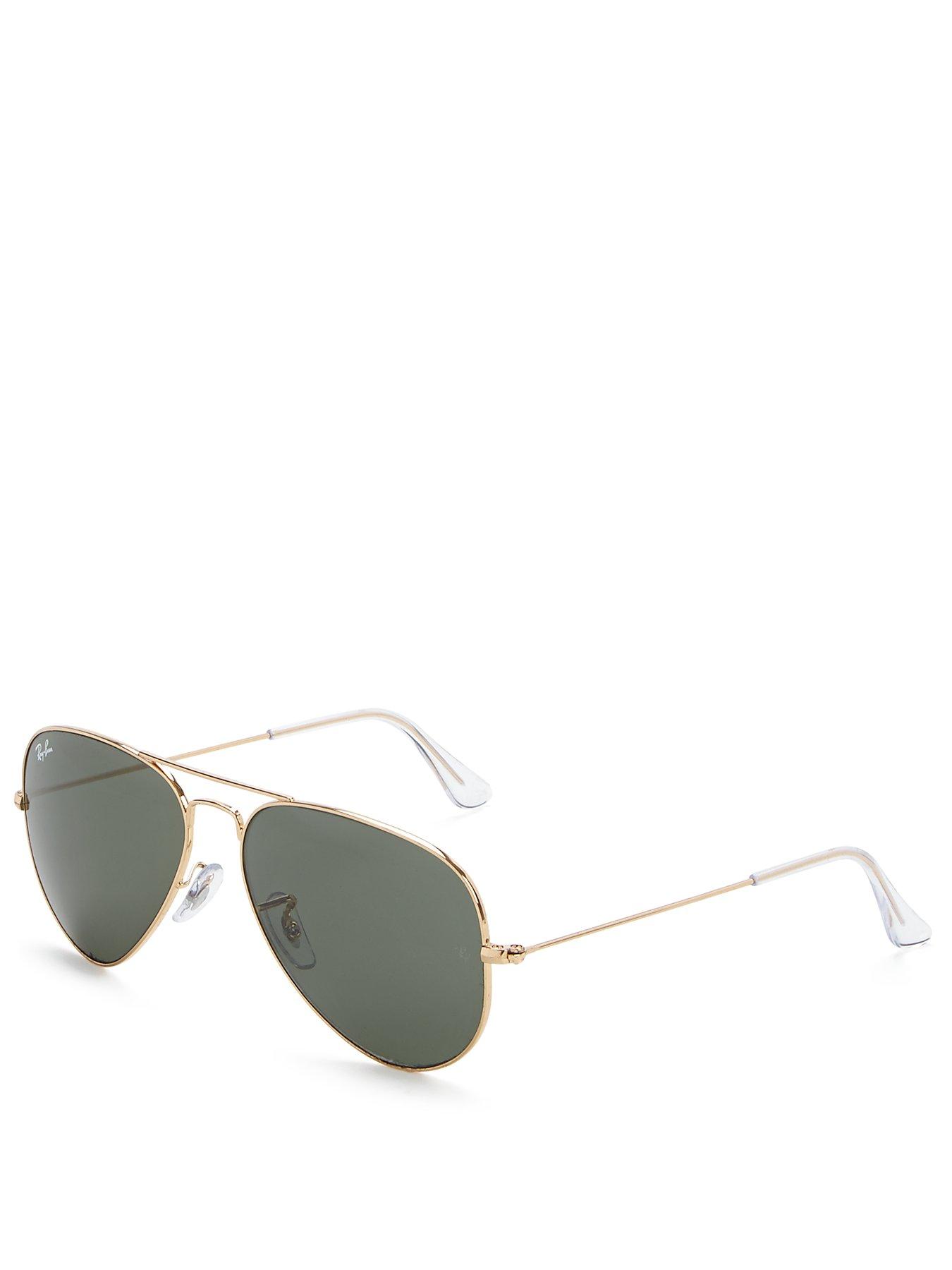 Image 1 of 4 of Ray-Ban Aviator Sunglasses - Gold