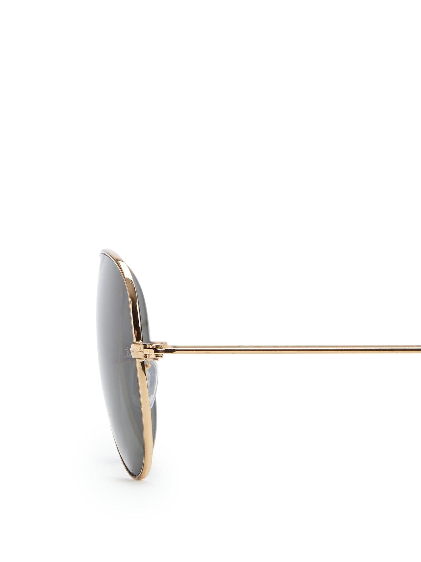 Image 2 of 4 of Ray-Ban Aviator Sunglasses - Gold