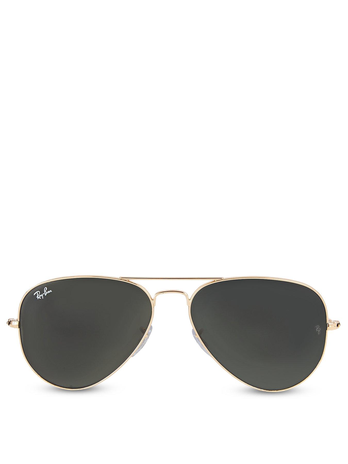 Image 3 of 4 of Ray-Ban Aviator Sunglasses - Gold
