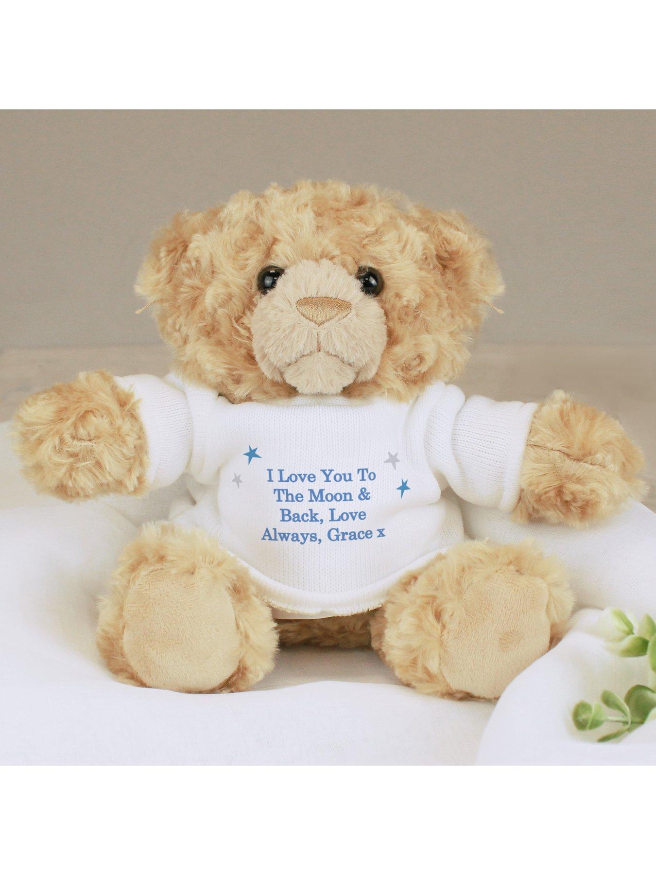 Image 2 of 2 of The Personalised Memento Company Bepsoke&nbsp;Cuddly&nbsp;Message Teddy