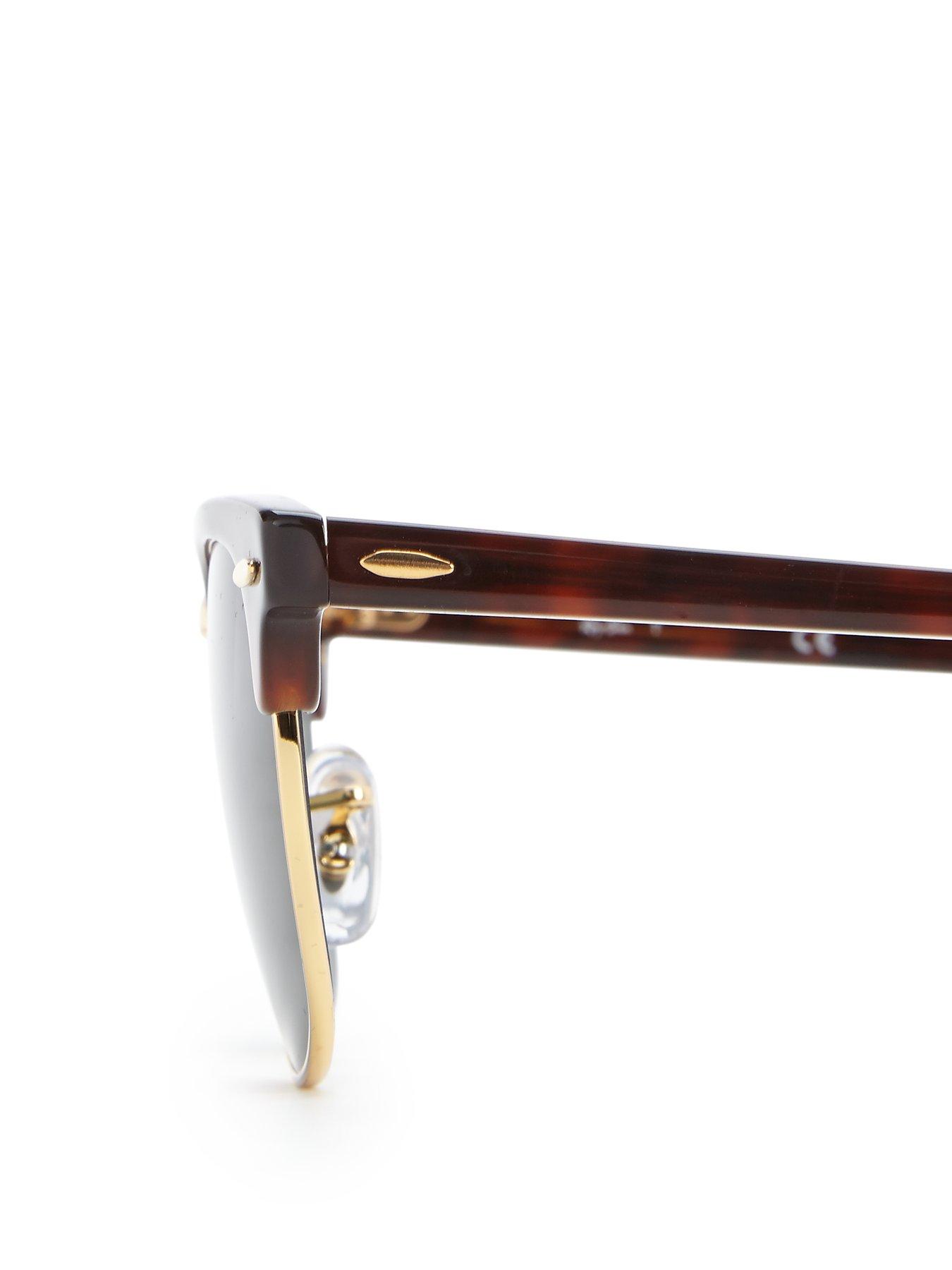 Image 2 of 4 of Ray-Ban Clubmaster Sunglasses - Tortoise