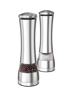 morphy-richards-electronic-salt-and-pepper-mill-set-stainless-steel