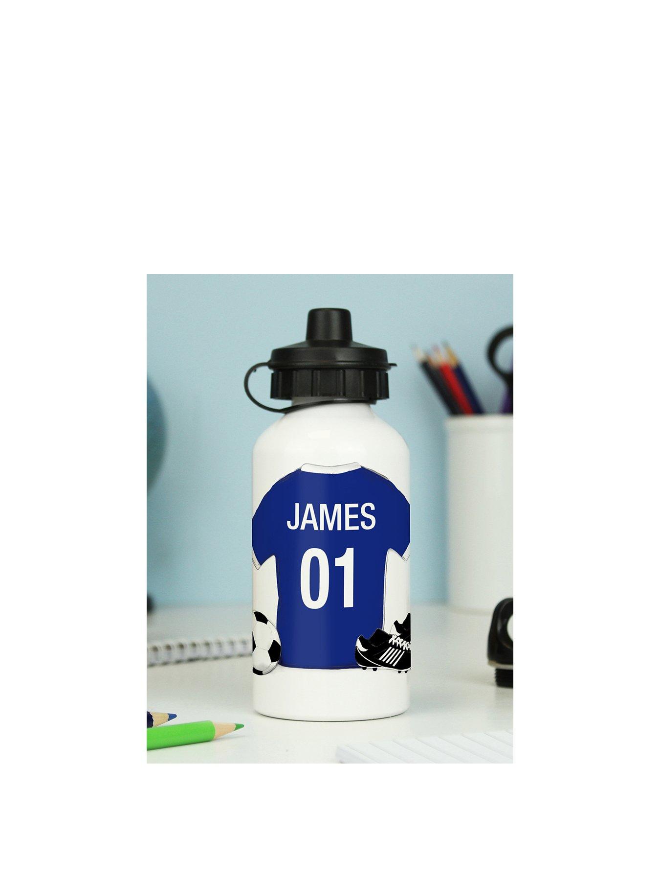 Image 2 of 2 of The Personalised Memento Company Personalised Football Drinks Bottle