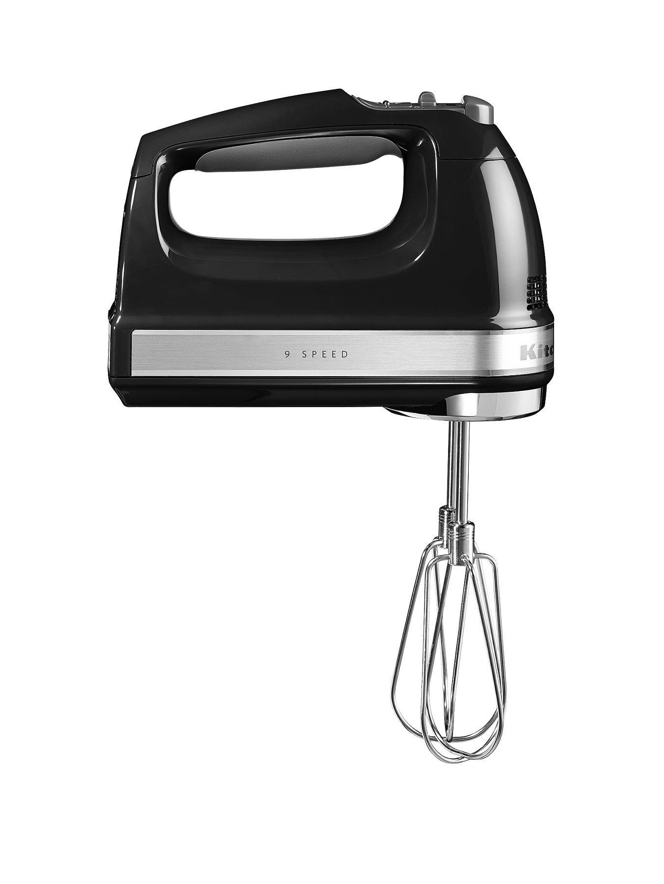 Image 1 of 4 of KitchenAid 5KHM9212BOB Hand Mixer - Onyx Black