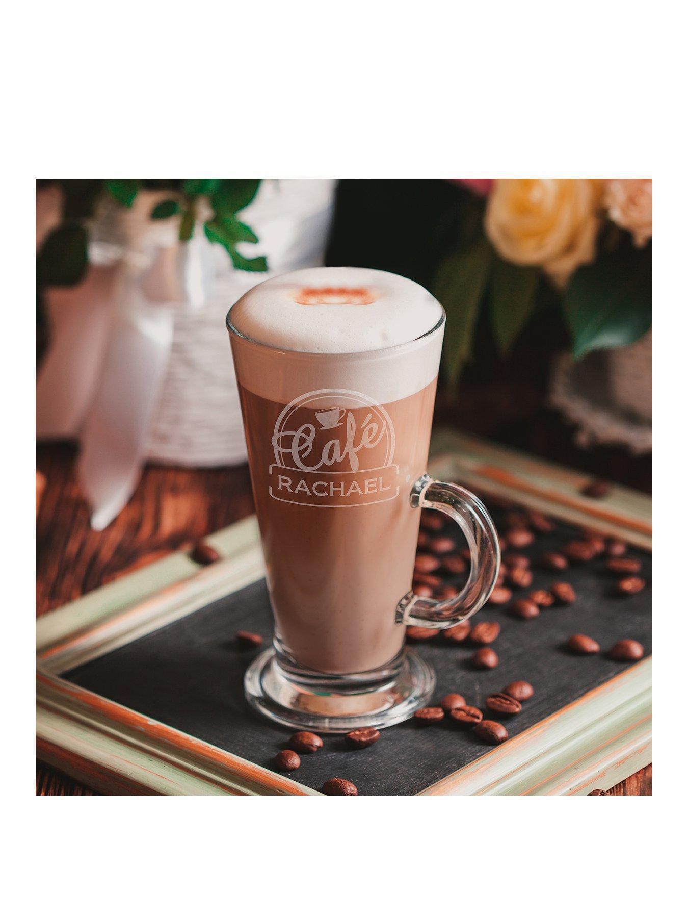 The Personalised Memento Company Personalised Bistro Latte Glass