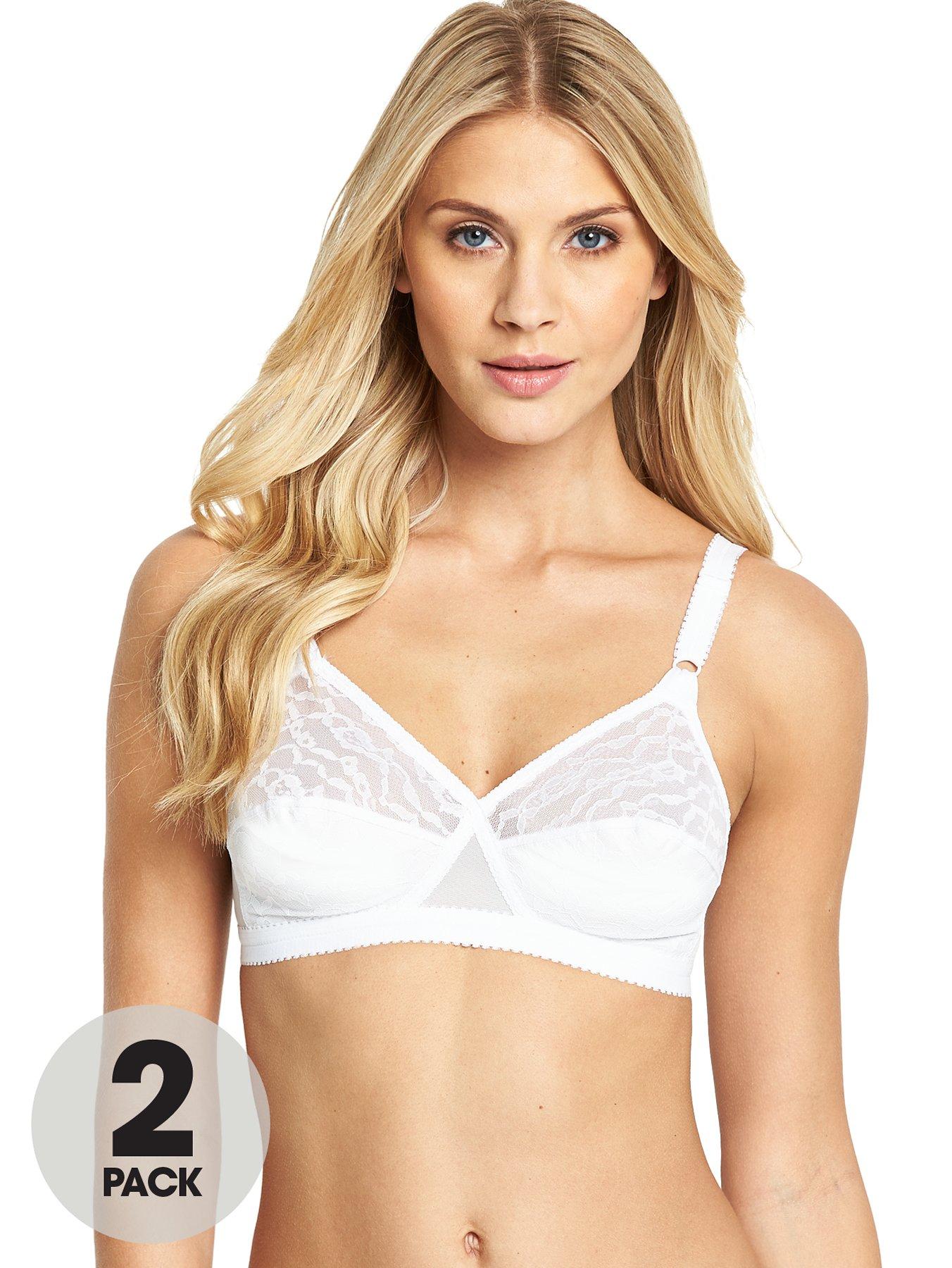 Cross Your Heart Bra Lace 2 Pack - Assorted