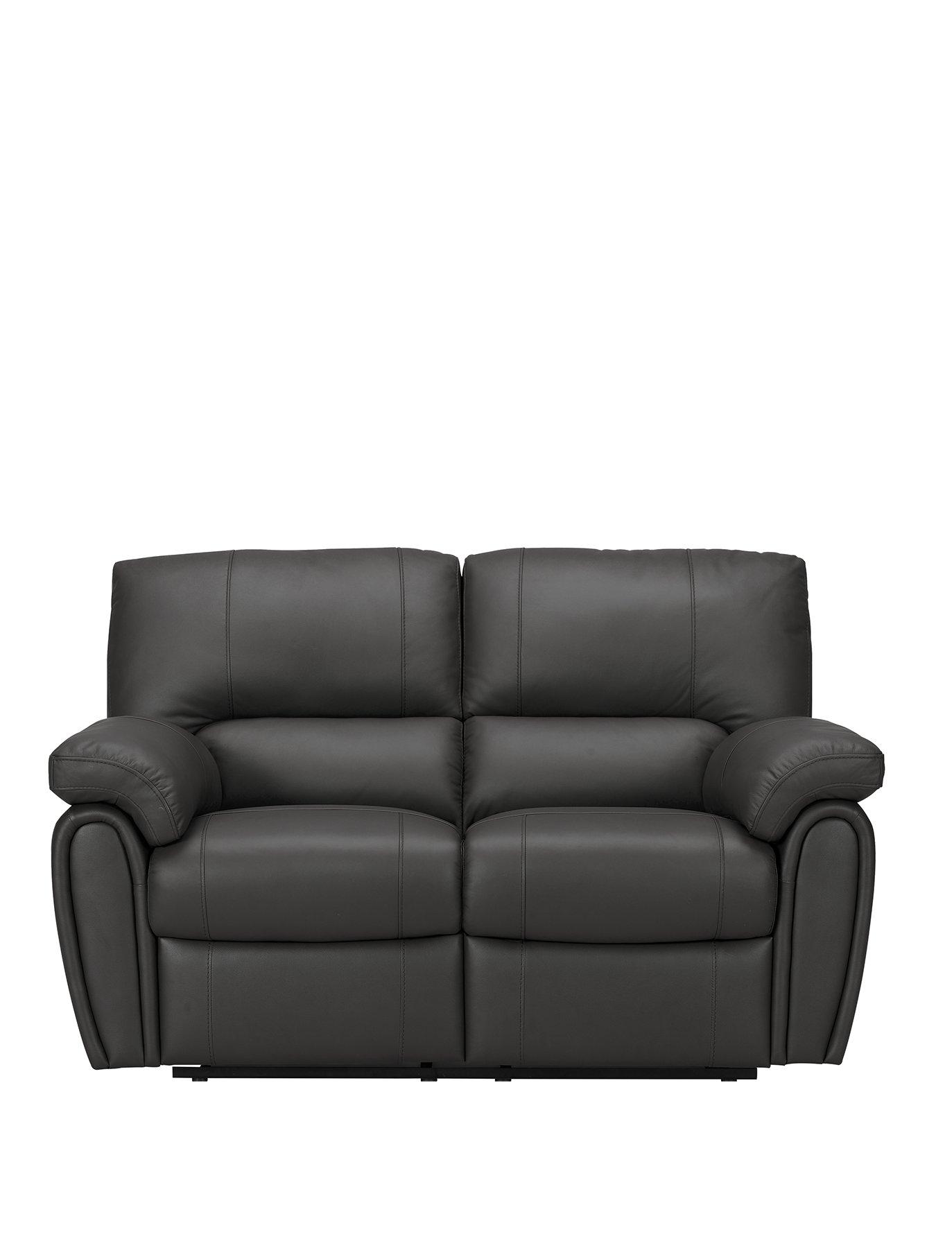 very-home-leighton-leatherfaux-leather-2nbspseater-high-backnbsprecliner-sofa-blackfront