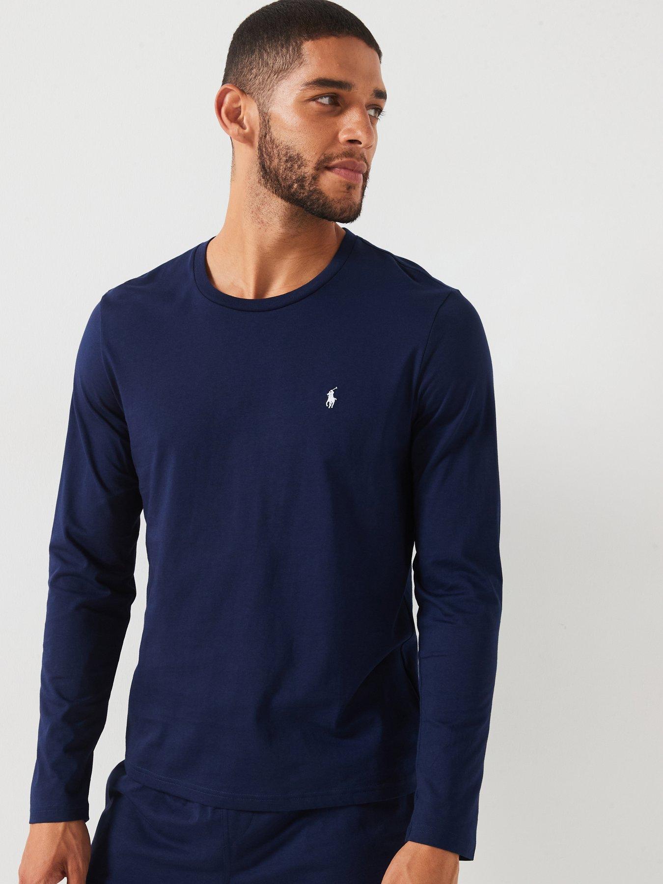 Long Sleeved Lounge T-Shirt - Navy