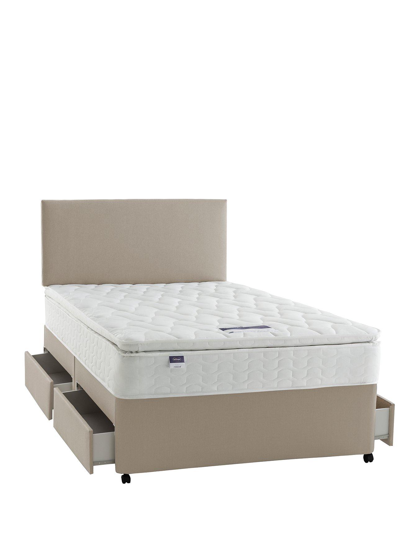 silentnight-miracoilnbsppillowtopnbspdivan-bed-with-storage-options-firm