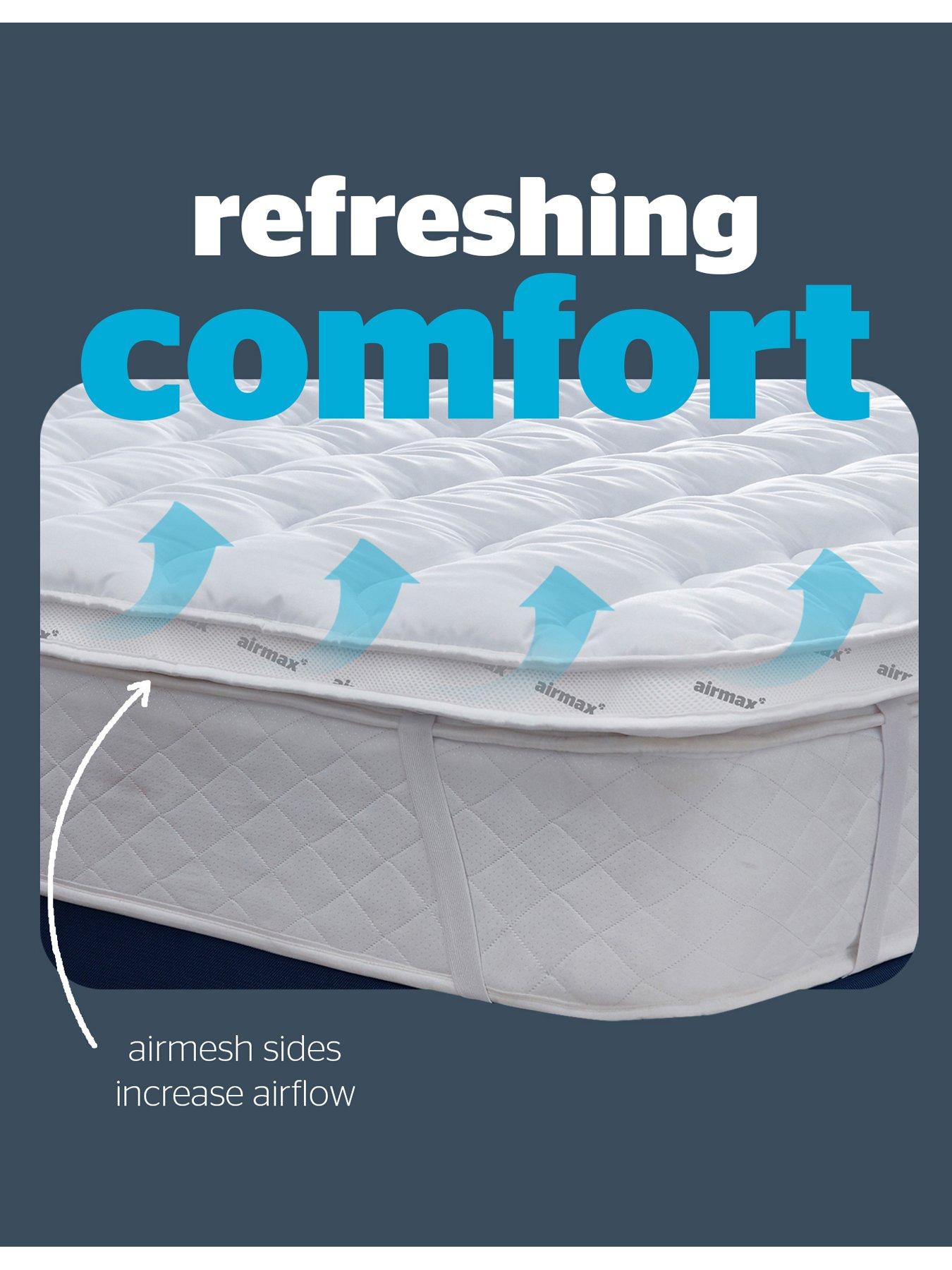 Image 3 of 7 of Silentnight Airmax 500 5&nbsp;cm Dual Layer Mattress Topper - White