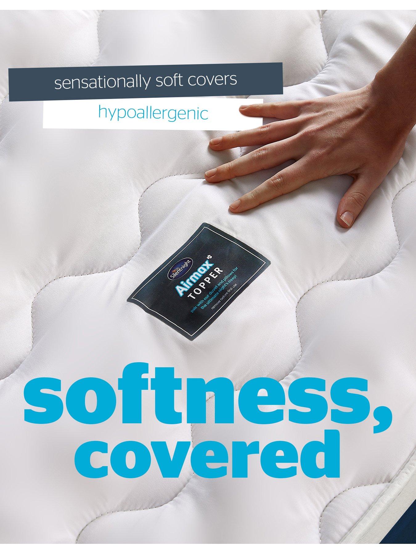 Image 5 of 7 of Silentnight Airmax 500 5&nbsp;cm Dual Layer Mattress Topper - White