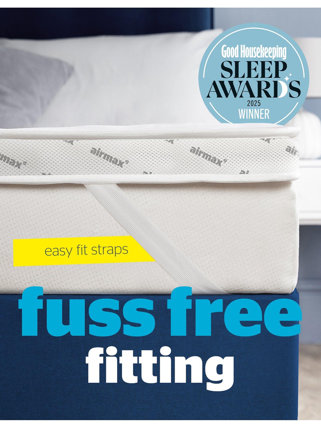 Image 6 of 7 of Silentnight Airmax 500 5&nbsp;cm Dual Layer Mattress Topper - White