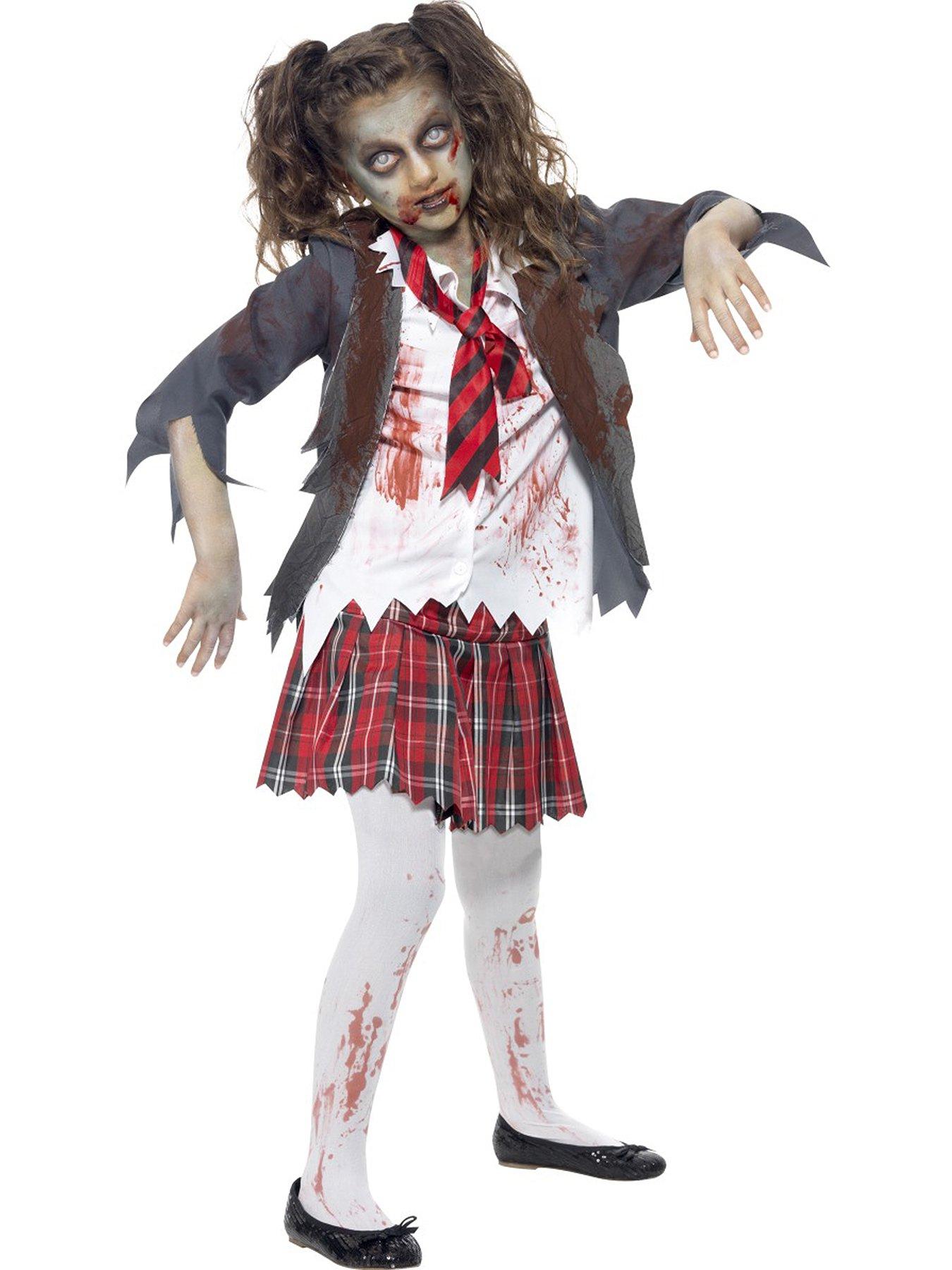 Halloween Girls Zombie Schoolgirl - Child Costume