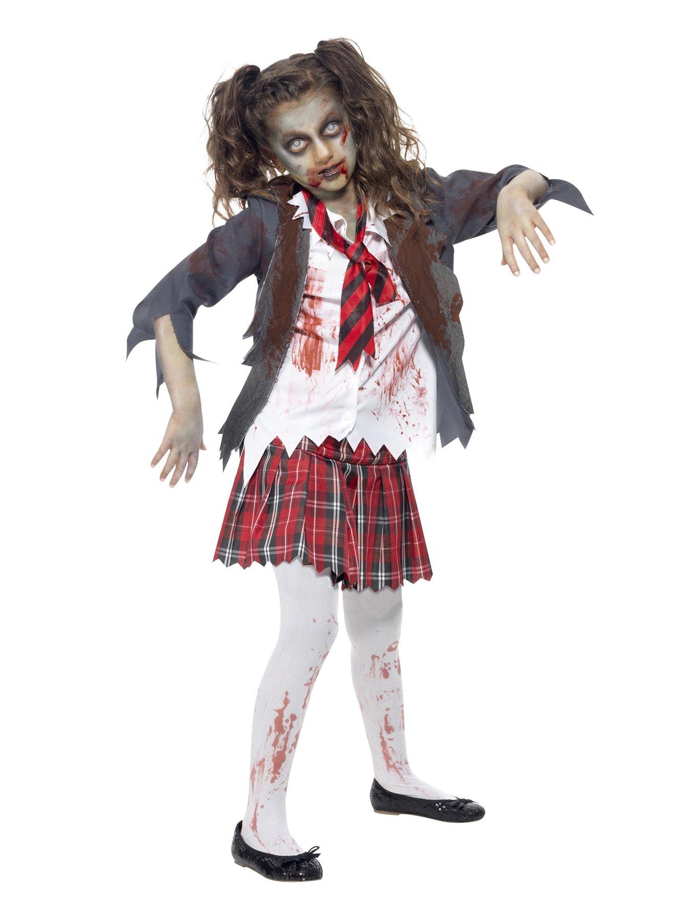 Halloween Girls Zombie Schoolgirl - Child Costume