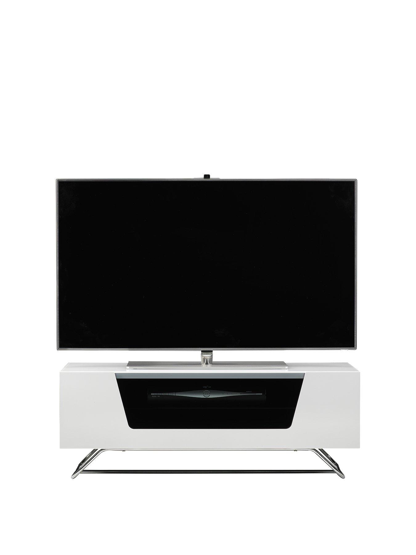 alphason-chromium-tv-stand-fits-up-to-46-inch-tv-whitenbspfront