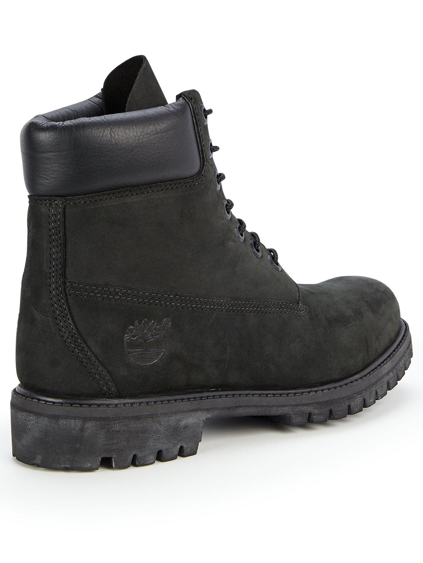 Image 2 of 5 of Timberland Mens Waterproof Leather Lace Up Boots - Black