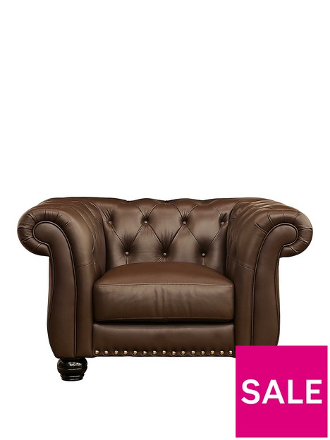 bakerfield-realnbspleatherfaux-leather-armchair