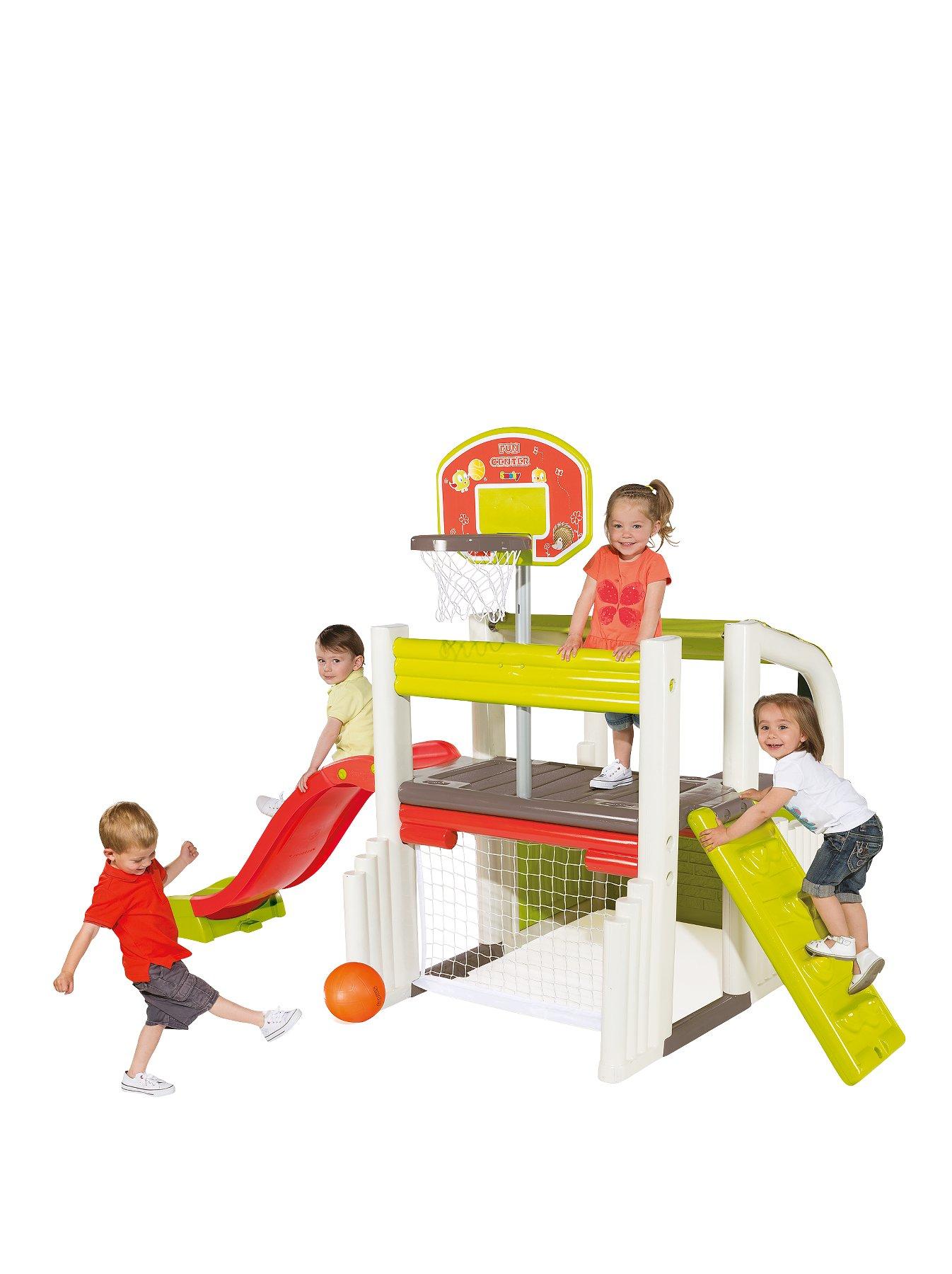 Image 2 of 6 of Smoby Fun Centre Playhouse with Slide