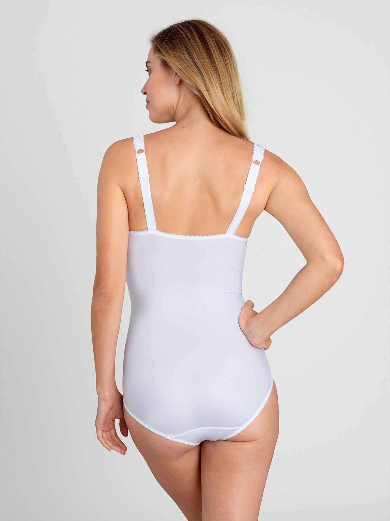 Nude Body Shaper Corset 36 C Onesie Lingerie Bodysuit… - Gem