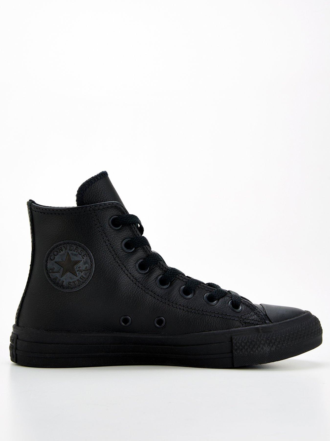 Converse Leather Hi Top Trainers Black Very Ireland