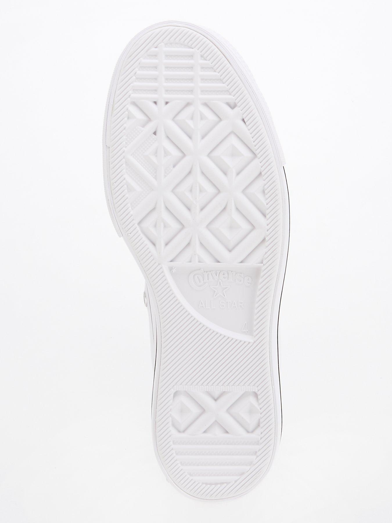 Image 5 of 7 of Converse Unisex Leather Hi Top Trainers - White