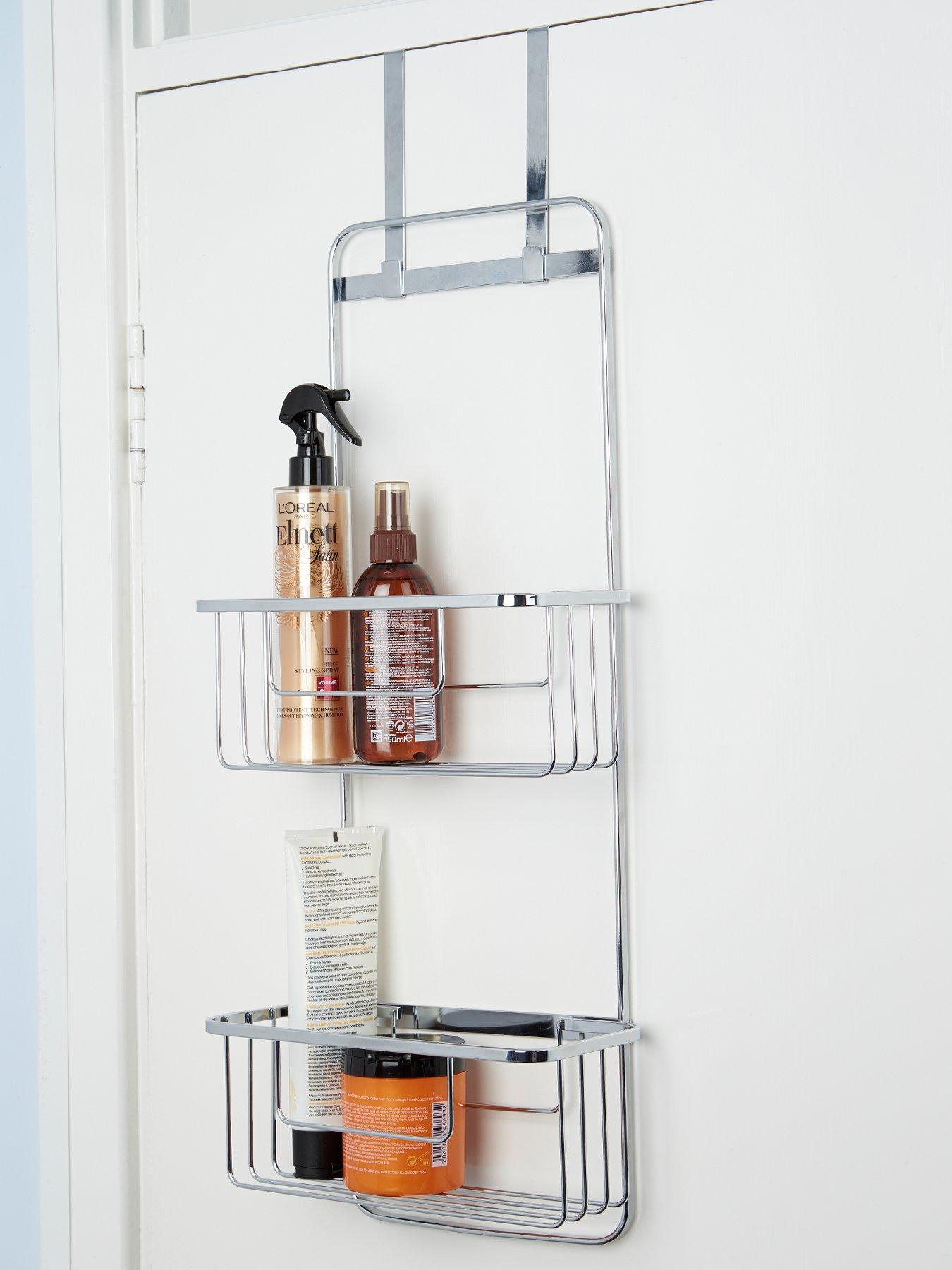 Image 3 of 3 of Croydex Hook Over Door Double Storage Basket
