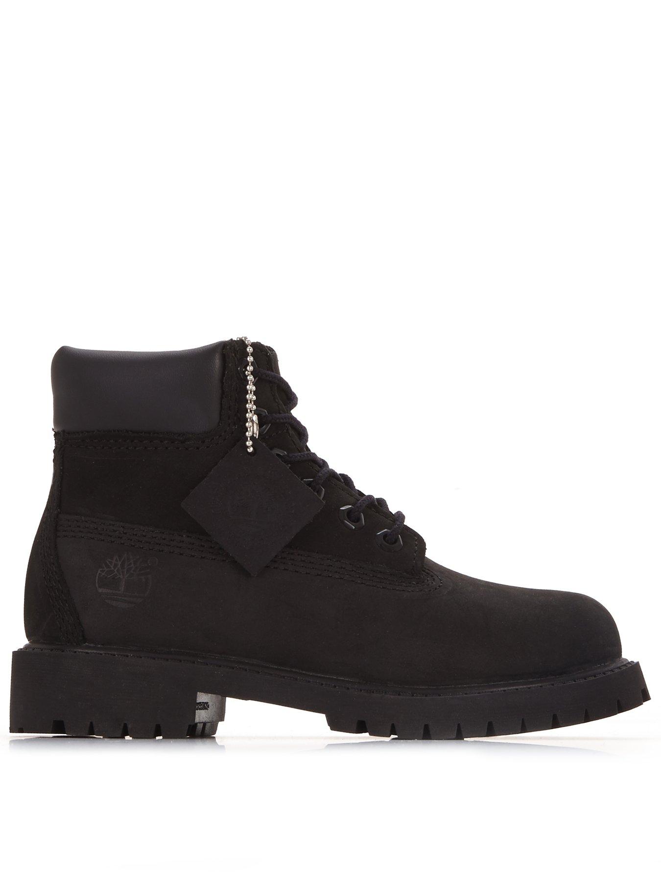 Timberland 6 Inch Premium Classic Older Unisex Boots - Black