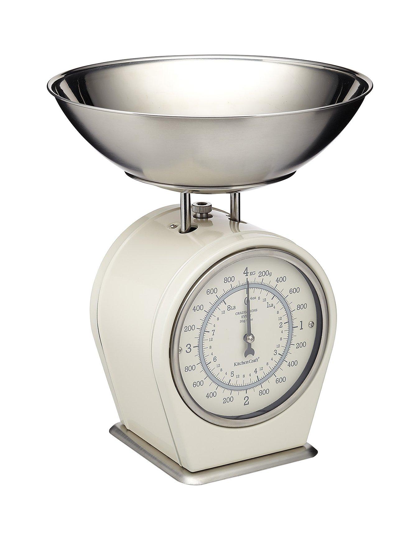 Galaxy 50 lb. Mechanical Portion Control Scale with Removable Stainless  Steel Bowl