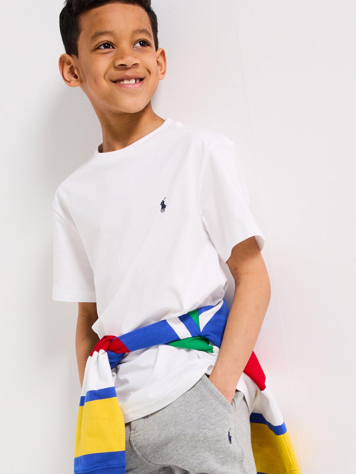 Polo Ralph Lauren Boys Classic Pony Short Sleeves T-Shirt - White