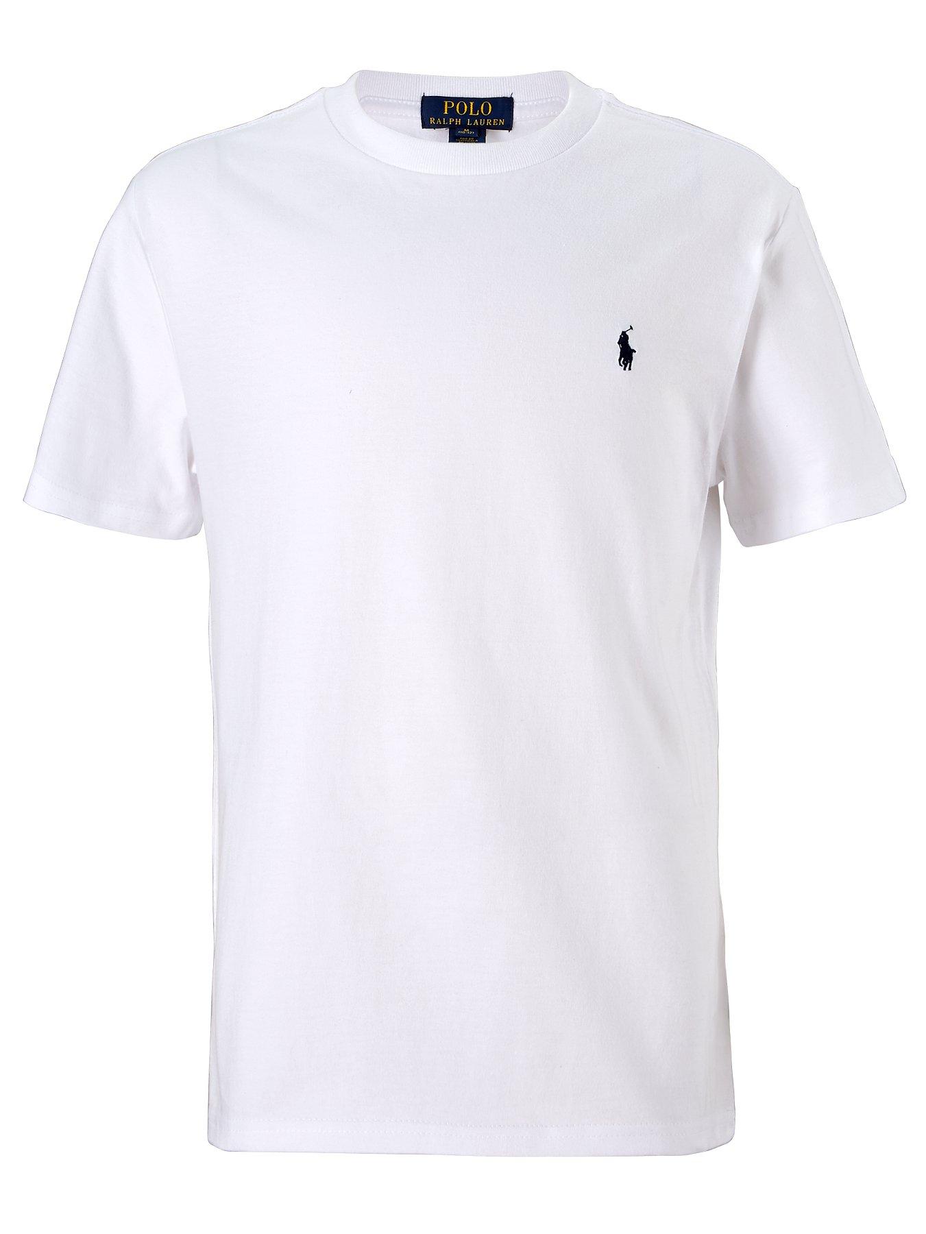 Boys white ralph store lauren t shirt