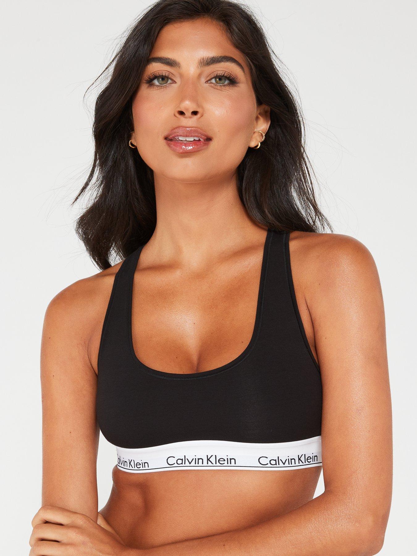 Calvin Klein Calvin Klein Naturals Modern Seamless Unlined Racerback  Bralette 36.00