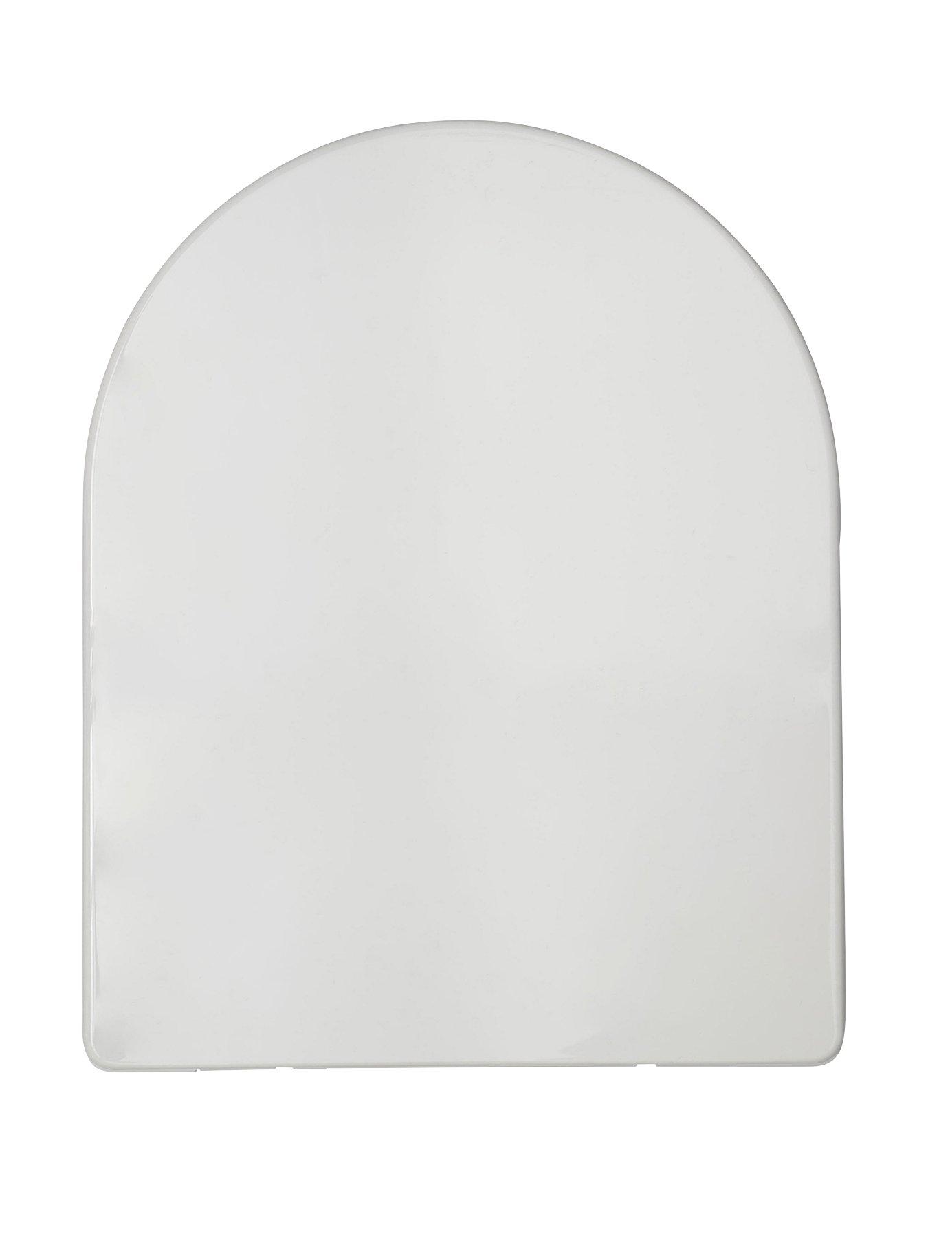 Image 1 of 4 of AQUALONA Thermoplast D Shaped Soft Close Toilet Seat