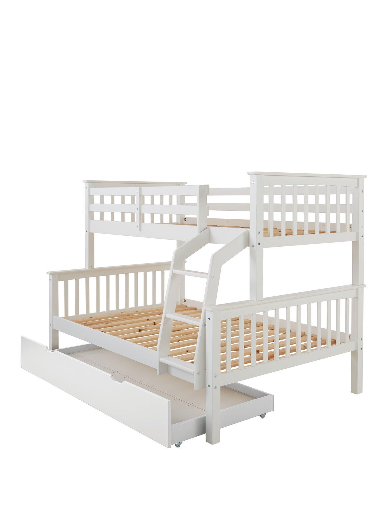 very-home-novara-detachable-trio-bunk-bed-with-mattress-options-buy-amp-savenbspndash-white--nbspexcludes-trundle-fscreg-certifiedstillFront