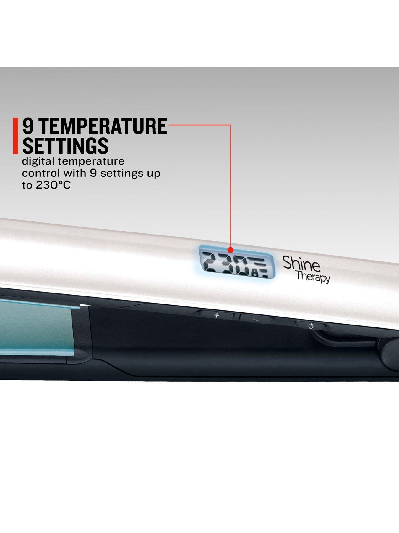 Image 3 of 5 of Remington Shine Therapy Hair Straightener - S8500
