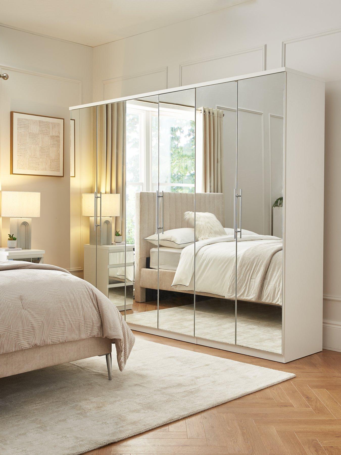 Image 1 of 7 of Very Home Prague Mirror 6 Door Wardrobe&nbsp;- FSC&reg; Certified