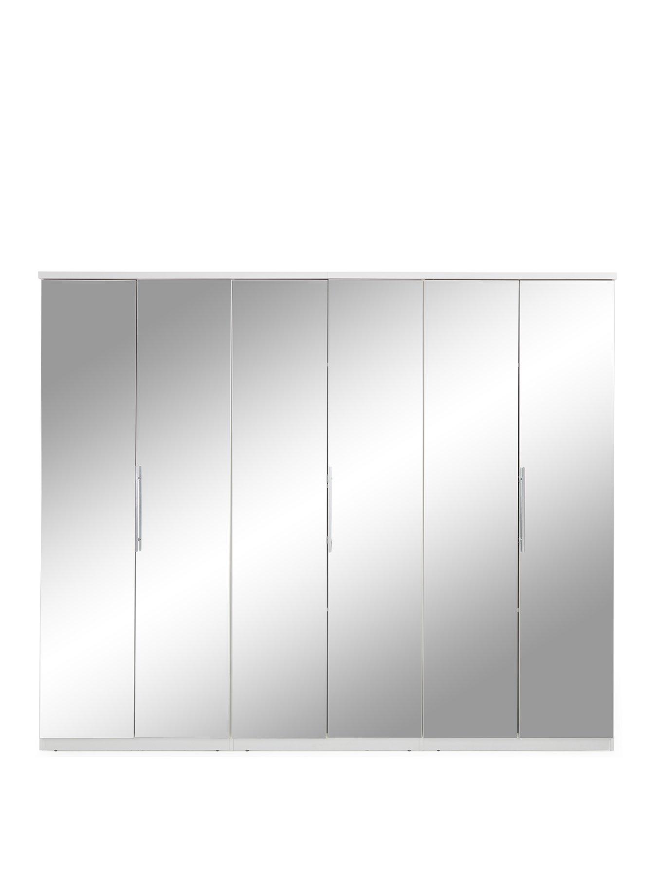Image 2 of 7 of Very Home Prague Mirror 6 Door Wardrobe&nbsp;- FSC&reg; Certified