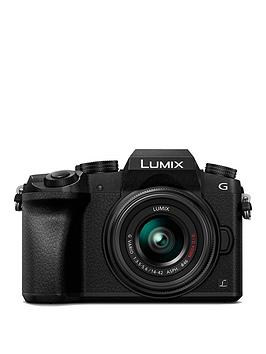 panasonic-dmc-g7keb-k-compact-dslr-mirrorless-camera-with-14-42mm-lens-black
