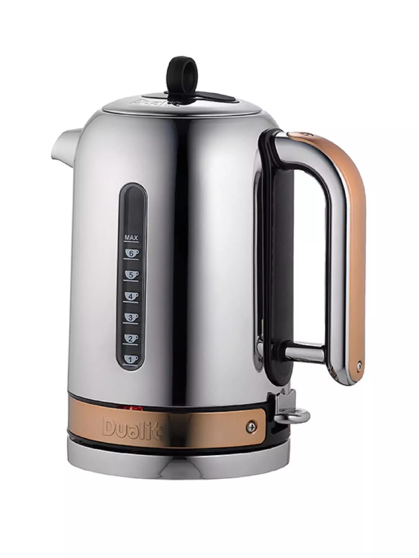 Smeg KLF03SSUK 50's Style Jug Kettle, Soft Opening, 360 Swivel Base,  Anti-Slip Feet, 300W, 1.7L