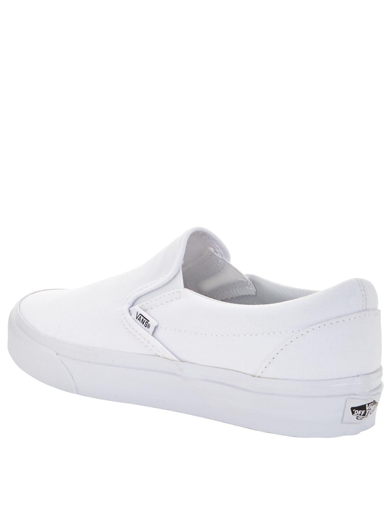 Image 2 of 6 of Vans Unisex Classic Slip-on Trainers - White