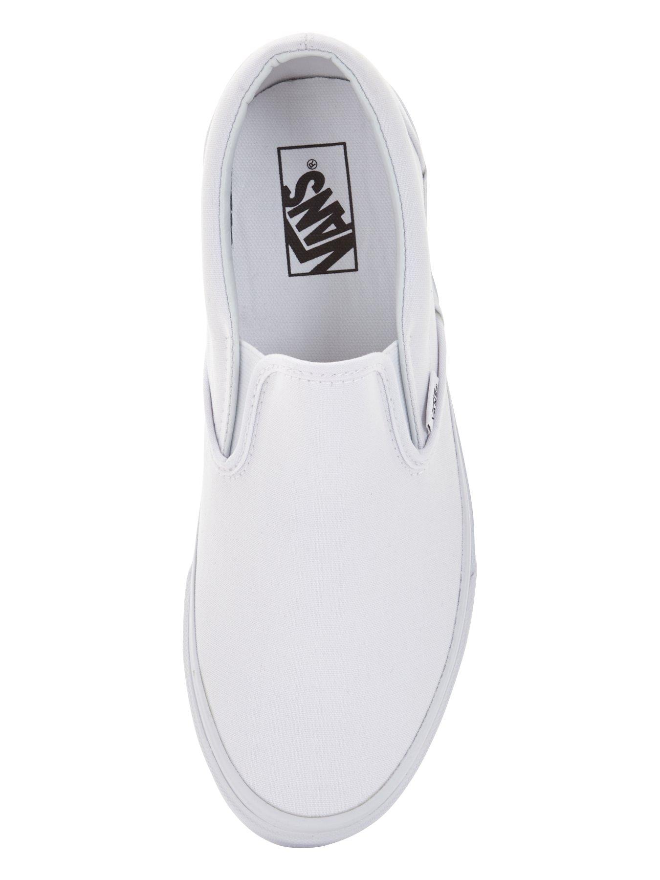 Image 4 of 6 of Vans Unisex Classic Slip-on Trainers - White