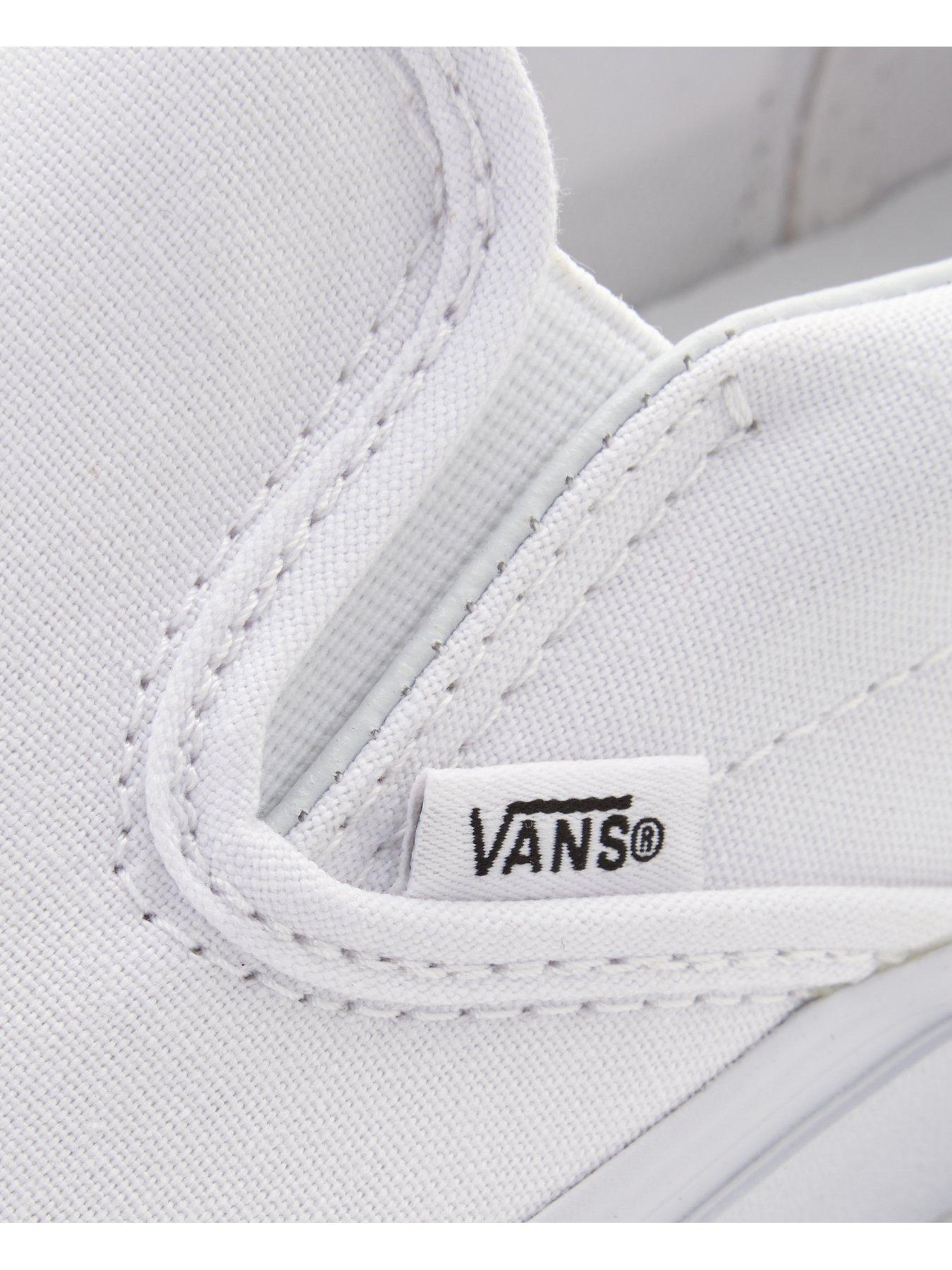 Image 6 of 6 of Vans Unisex Classic Slip-on Trainers - White