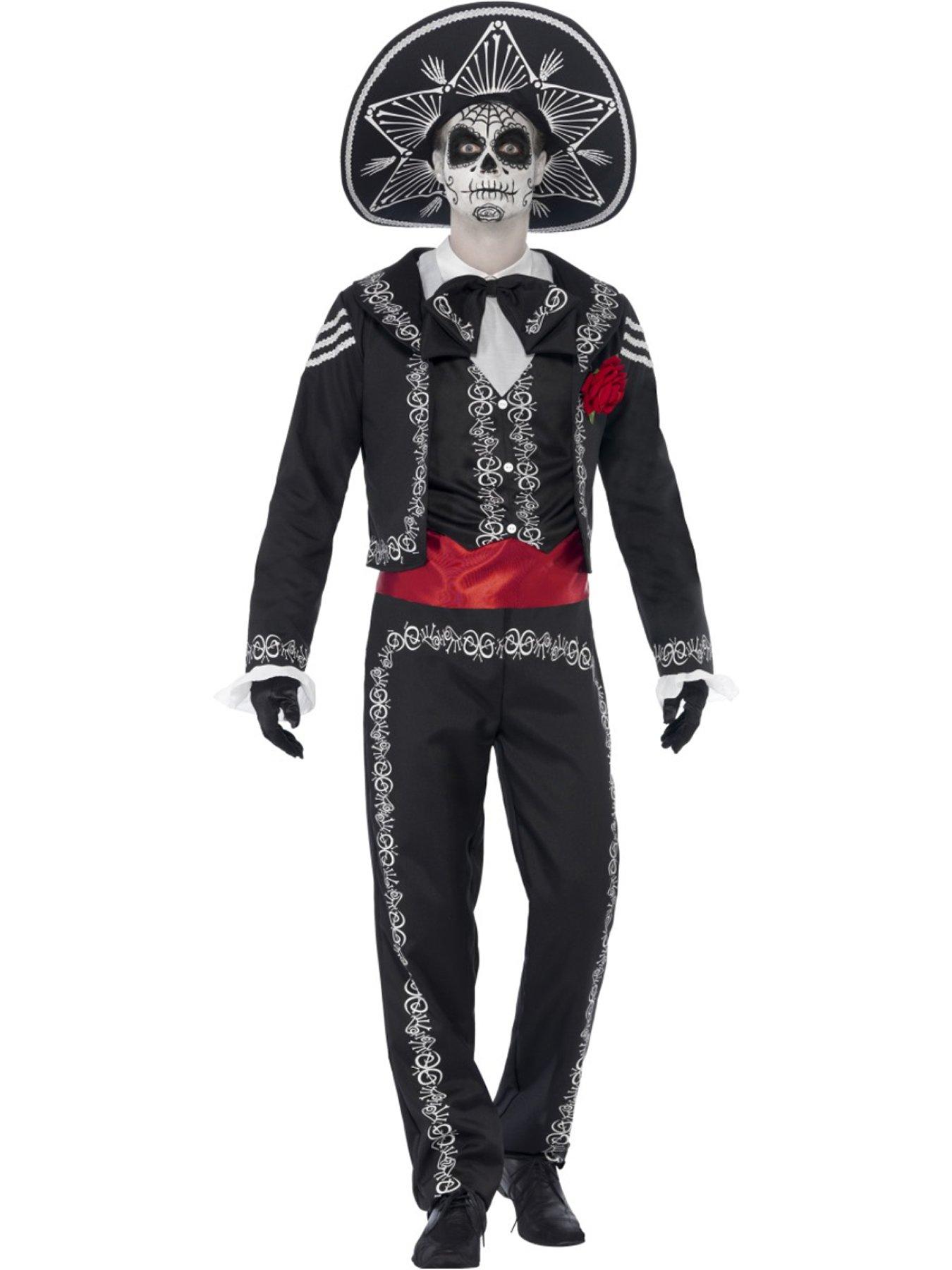 Day of the Dead Señor Bones Adult Costume