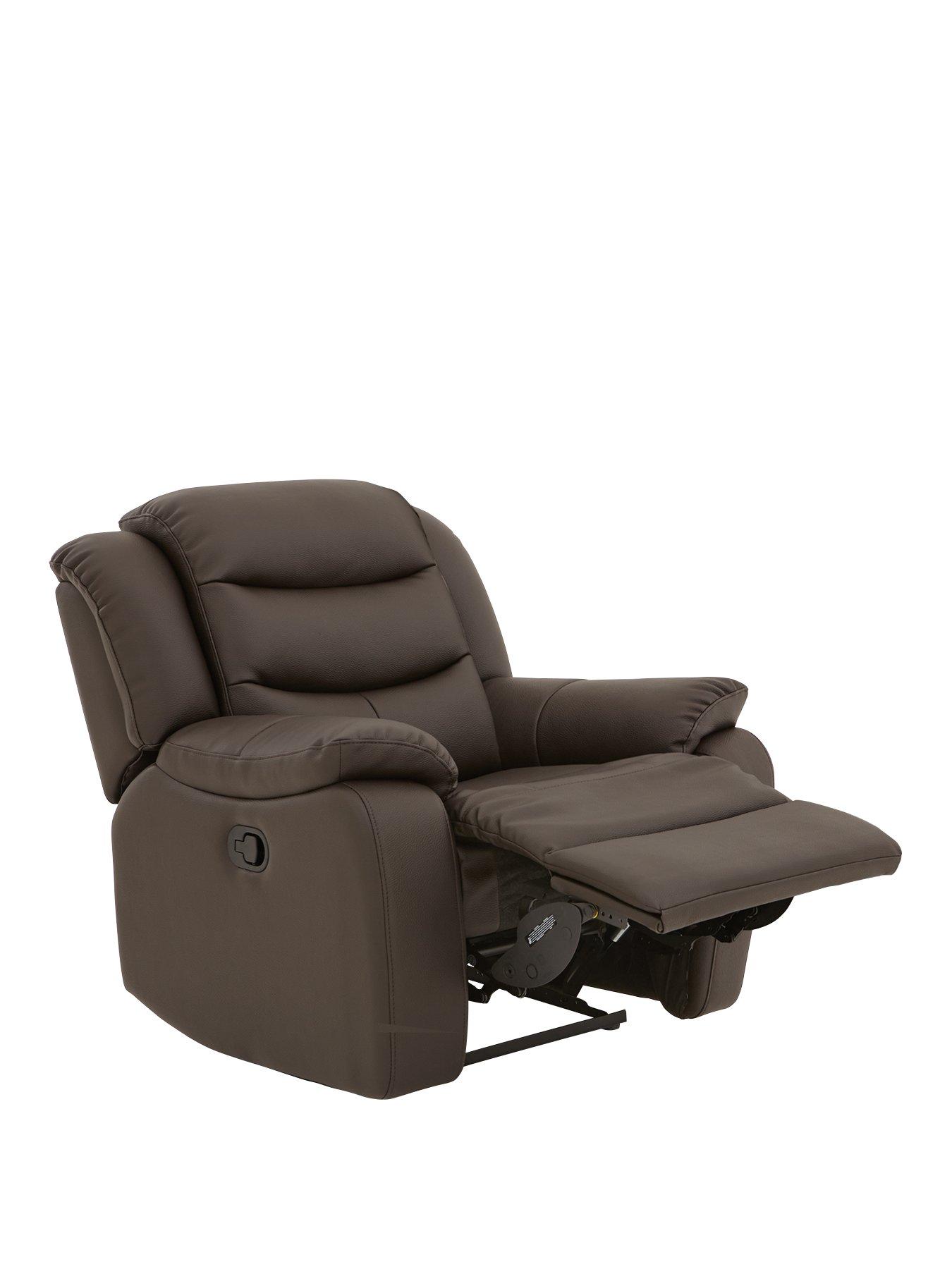 Image 2 of 4 of undefined Rothbury&nbsp;Luxury Faux Leather High Back Manual Recliner Armchair&nbsp;- FSC&reg; Certified