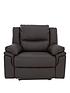 albion-luxury-faux-leather-manual-recliner-armchairfront