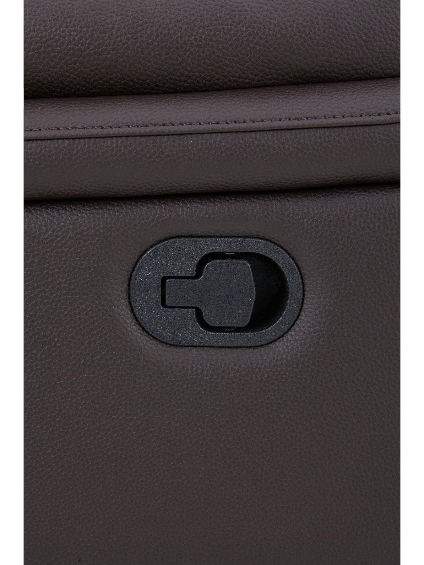 Image 4 of 5 of The Very Collection Albion&nbsp;Luxury Faux Leather 2 Seater High Back Manual Recliner Sofa - FSC&reg; Certified