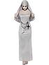 gothic-nun-costume-with-grey-dress-and-headpiecefront