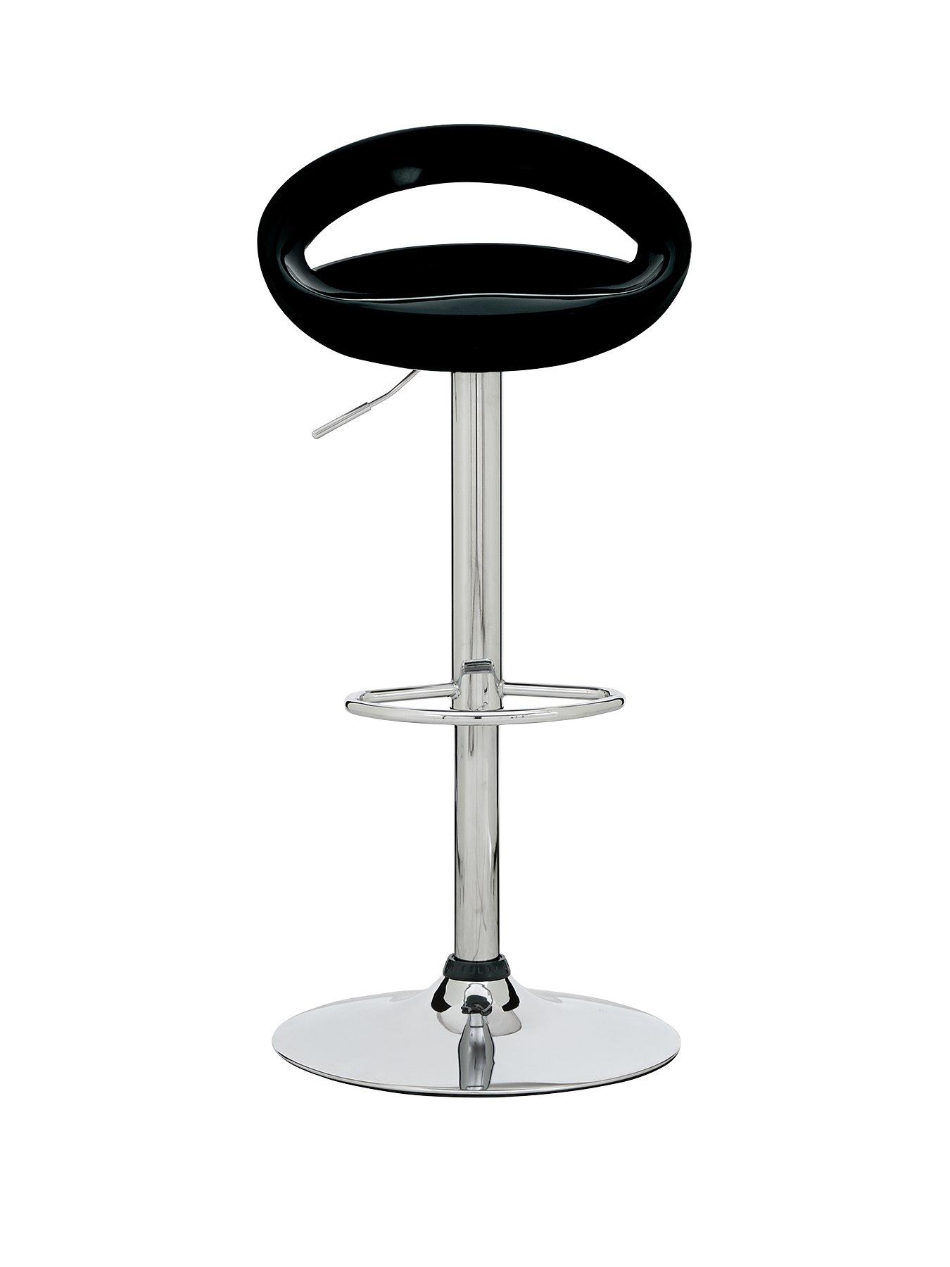 Image 1 of 3 of The Very Collection Avanti Bar Stool - Black&nbsp;and Chrome