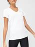 under-armour-ua-tech-v-neck-tee-whitefront