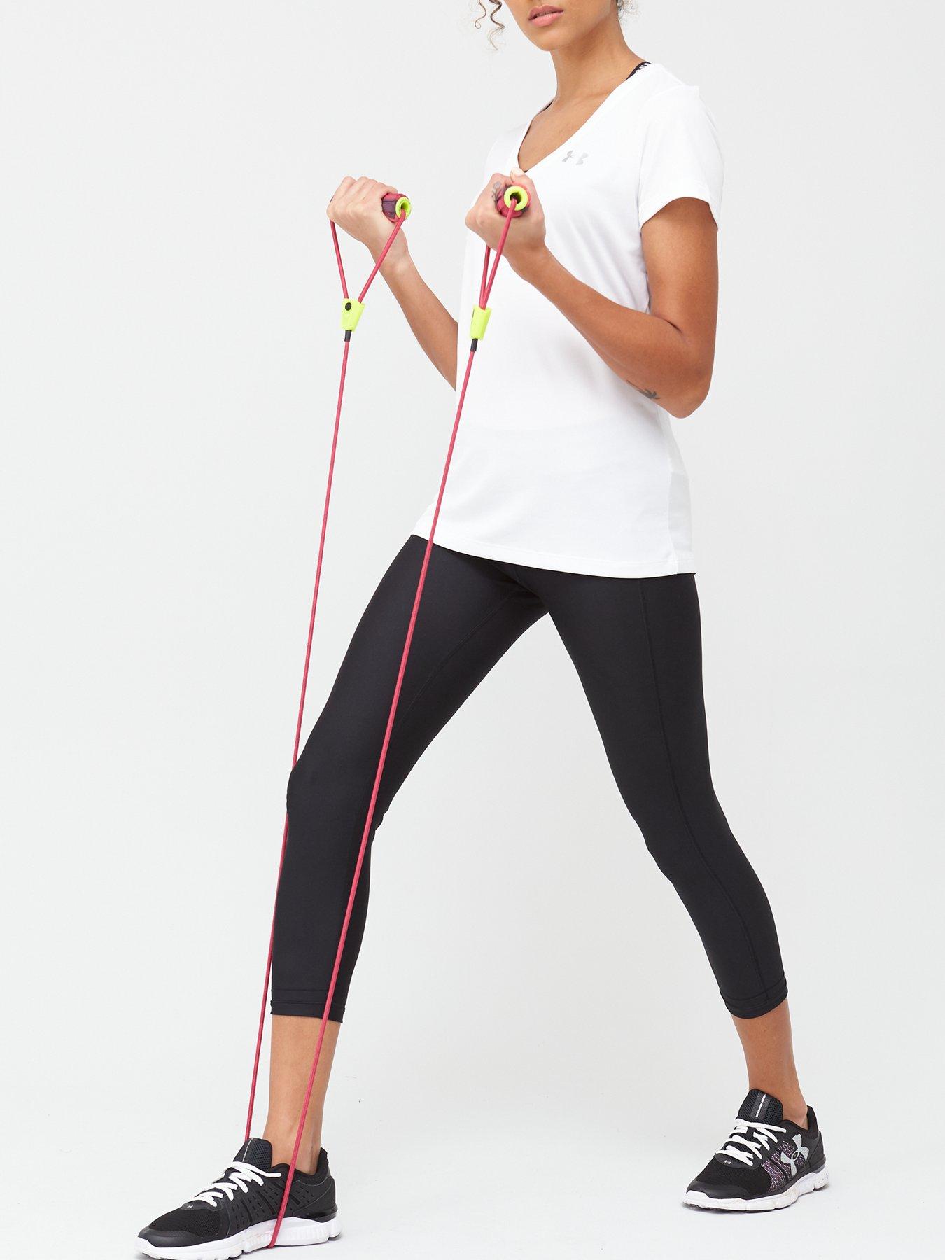Image 3 of 4 of UNDER ARMOUR UA Tech V-Neck Tee - White