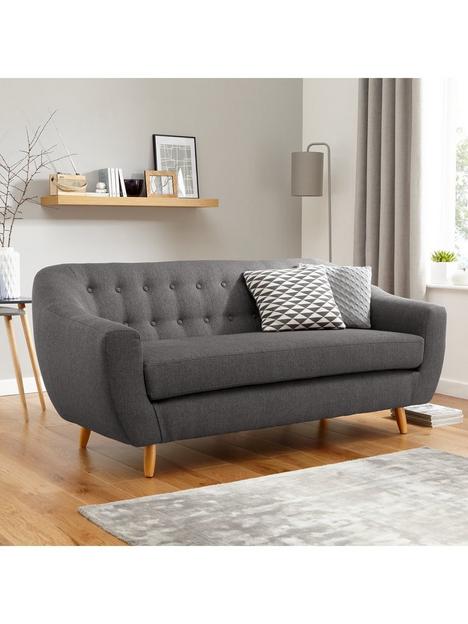 very-home-claudia-3-seater-fabric-sofa